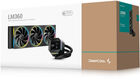 Система водяного охлаждения Deepcool LM360 ARGB Soc-AM5/AM4/1200/1700/1851 черный 4-pin 19-36dB Al LCD 250W 1729gr Ret (R-LM360-BKDMMC-1)