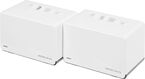 Бесшовный Mesh роутер Mercusys Halo H27BE (HALO H27BE(2-PACK)) BE3600 10/100/1000BASE-TX белый (упак.:2шт) Бесшовный Mesh роутер Mercusys Halo H27BE (HALO H27BE(2-PACK)) BE3600 10/100/1000BASE-TX белый (упак.:2шт)