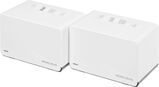 Бесшовный Mesh роутер Mercusys Halo H27BE (HALO H27BE(2-PACK)) BE3600 10/ 100/ 1000BASE-TX белый (упак.:2шт)