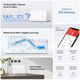 Бесшовный Mesh роутер Mercusys Halo H47BE (HALO H47BE(2-PACK)) BE9300 10/100/1000BASE-TX белый (упак.:2шт)