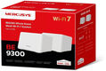 Бесшовный Mesh роутер Mercusys Halo H47BE (HALO H47BE(2-PACK)) BE9300 10/100/1000BASE-TX белый (упак.:2шт)