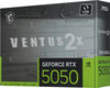 Видеокарта MSI PCI-E 5.0 RTX 5050 8G VENTUS 2X NVIDIA GeForce RTX 5050 8Gb 128bit GDDR6 2602/20000 HDMIx1 DPx3 HDCP Ret