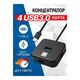 5bites Концентратор HB34C-316BK TYPE-C -> 4*USB3.0 / BLACK