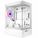 Ginzzu CL485 mATX FAN 3*12LD4 передняя панель Стекло Белый Ginzzu CL485 mATX FAN 3*12LD4 передняя панель Стекло Белый