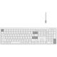 Клавиатура беспроводная A4Tech Fstyler FBX55C white (USB, BT/Radio, slim, Multimedia) (FBX55C)