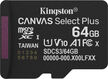 Micro SecureDigital 64GB Kingston Canvas Select Plus Gen3 100MB/s A1 Micro SecureDigital 64GB Kingston Canvas Select Plus Gen3 100MB/s A1