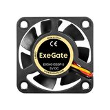 Вентилятор 5В DC ExeGate EX04010S3P-5 Exegate EX295193RUS (40x40x10 мм, Sleeve bearing (подшипник скольжения)