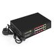 Exegate EX299028RUS Коммутатор неуправляемый ExeGate EDGS-1082D.8PoE-120 21,79W (10-портовый: 8 портов UTP 10/100 Base-Tx с поддержкой IEEE 802.3af (PoE)