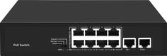 Коммутатор Falcon Eye FE-8FPG2 00-00330353 8x100Мбит/с 2x1Гбит/с 8PoE