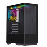 Defender Корпус компьютерный HyperHub черный, ATX, 3fans, switchM/ BSync 25132