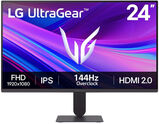 Монитор LG 23.8" UltraGear 24G411A-B черный IPS LED 5ms 16:9 HDMI матовая 1500:1 250cd 178гр/ 178гр 1920x1080 144Hz DP FHD 3.3кг 24G411A-B.ARUZ