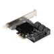 Exegate EX299524RUS Контроллер ExeGate EXE-510v2 (PCI-E x1, SATA3 6Gb/s, 10 int, ASMedia Chipset ASM106x+JMB575)