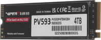 Накопитель SSD Patriot PCIe 5.0 x4 4TB PV593P4TBM28H Viper VP593 M.2 2280 Накопитель SSD Patriot PCIe 5.0 x4 4TB PV593P4TBM28H Viper VP593 M.2 2280