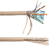 Кабель информационный Lanmaster LAN-5ESFUTP-HFLT-GY кат.5E SF/ UTP 4 пары 24AWG LSZH внутренний 305м серый