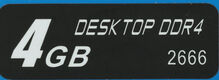 Память DDR4 4Gb 2666MHz Kimtigo KMKU4G8582666 RTL PC4-21300 CL19 DIMM 288-pin 1.2В single rank Ret