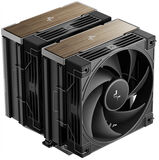 LGA1851/ 1700/ 1200/ 115X/ AM5/ AM4 RET (R-AK620G2-BKNNMN-GJD) DEEPCOOL AK620 G2 (8шт/ кор, TDP 260W, PWM, DUAL Fan 120mm, 6 тепл. трубок, Copper Base, Wood-grain top cover, черный)