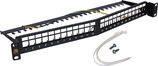 Патч-панель наборная Lanmaster LAN-PPAR24OK-STP 19" 1U 24xRJ45 STP