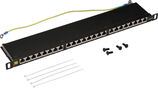 Патч-панель Lanmaster LAN-PPC24S6A 19" 0.5U 24xRJ45 кат.6A STP