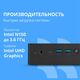 CBR MiniPC-SMCR-DT01(Intel N150/8Gb DDR4/256Gb SSD PCIe / W11Pro /RJ45*1, HDMI*2, USB-A*4, USB Type-C *1, 3.5mm Combo Jack, RJ-45, 124.5*112)