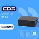 CBR MiniPC-SMCR-DT02(Intel N150/16Gb DDR4/512Gb SSD PCIe / W11Pro /RJ45*1, HDMI*2, USB-A*4, USB Type-C *1 3.5mm Combo Jack, RJ-45, 124.5*112)