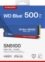 Western Digital Green SN5100 SSD M2.2280 PCIe 4.0 500Gb WDS500G5B0E