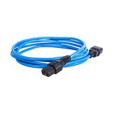 ЦМО Шнур питания с фиксатором IEC 60320 C13/ IEC 60320 C14 R-10-Cord-C13-C14-1.8-Blue
