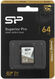Флеш карта SDXC 64GB Silicon Power SP064GBSDXJA2V10 Superior Pro w/o adapter