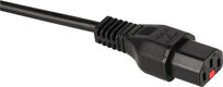 Шнур питания Lanmaster LAN-PP13L/SH-1.5-BK C13-Schuko проводник.:3x0.75мм2 1.5м 220В 10А черный