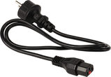 Шнур питания Lanmaster LAN-PP13L/ SH-1.5-BK C13-Schuko проводник.:3x0.75мм2 1.5м 220В 10А черный LAN-PP13L/SH-1.5-BK
