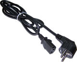 Шнур питания Lanmaster LAN-PP13/ SHA-1.8-WH C13-Schuko проводник.:3x0.75мм2 1.8м 220В 10А черный LAN-PP13/SHA-1.8-WH