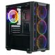Ginzzu CL650 mATX FAN 4*12FRGB передняя панель Решетка Ginzzu CL650 mATX FAN 4*12FRGB передняя панель Решетка