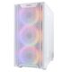 Ginzzu CL660 mATX FAN 4*12FRGB передняя панель Решетка Белый Ginzzu CL660 mATX FAN 4*12FRGB передняя панель Решетка Белый