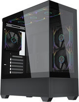 Корпус Accord ACC-EL1B TG черный без БП ATX 2xUSB2.0 1xUSB3.1 audio