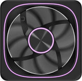 Вентилятор для корпуса Formula Air Fusion 1 BK ARGB 120х120x28 черный 4-pin 36.93дБ (упак.:1шт) Ret