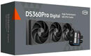 Система водяного охлаждения PcCooler DS360 Pro Digital Soc-AM5/AM4/1200/1700/1851 черный 4-pin Al LCD 310W Ret (D7-S360WBKN-GL)