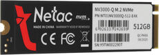 Накопитель SSD Netac PCIe 3.0 x4 512GB NT01NV3000Q-512-E4X M.2 2280 Накопитель SSD Netac PCIe 3.0 x4 512GB NT01NV3000Q-512-E4X M.2 2280