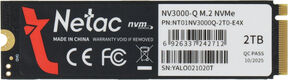Накопитель SSD Netac PCIe 3.0 x4 2TB NT01NV3000Q-2T0-E4X M.2 2280 Накопитель SSD Netac PCIe 3.0 x4 2TB NT01NV3000Q-2T0-E4X M.2 2280