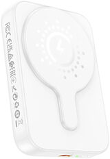 Мобильный аккумулятор Hoco J117A Esteem 10000mAh 5A белый (05830)&nbsp;<img style='position: relative;margin:0' src='/image/only_to_order_edit.gif' alt='На заказ' title='На заказ' />