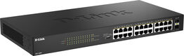 Коммутатор D-Link DGS-1026P DGS-1026P/A1A 24x1Гбит/с 2SFP 240W неуправляемый