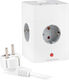Сетевой удлинитель Buro BU-PTE4.1UC-W 1.5м (4 розетки) белый (пакет ПЭ) Сетевой удлинитель Buro BU-PTE4.1UC-W 1.5м (4 розетки) белый (пакет ПЭ)