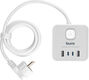 Сетевой удлинитель Buro BU-PTE4.1UC-W 1.5м (4 розетки) белый (пакет ПЭ)