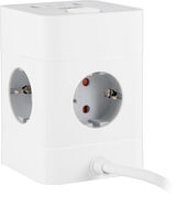 Сетевой удлинитель Buro BU-PTE4.1UC-W 1.5м (4 розетки) белый (пакет ПЭ)