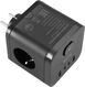 Сетевой разветвитель Buro BU-PW3UC-B (3 розетки) черный (пакет ПЭ)