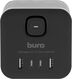 Сетевой разветвитель Buro BU-PW3UC-B (3 розетки) черный (пакет ПЭ)