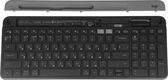 Клавиатура Logitech K580 черный/серебристый USB беспроводная BT/Radio slim Multimedia (920-009208) Клавиатура Logitech K580 черный/серебристый USB беспроводная BT/Radio slim Multimedia (920-009208)
