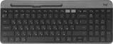 Клавиатура Logitech K580 черный/ серебристый USB беспроводная BT/ Radio slim Multimedia (920-009208)