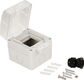 Розетка Lanmaster LAN-MB-F45/1-WP настен. MosaicRJ45 1