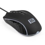 Мышь ExeGate Gaming Standard SL-9064 Exegate EX298899RUS (USB, оптическая, 3600dpi, 6D, 6 кнопок и колесо прокрутки, длина кабеля 1, 5м, черная с подсветкой, RTL)