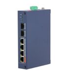 4-портовый PoE коммутатор управляемый 4 RJ45 10/ 100Мбит/ с DAHUA DH-CHS4206-4ET-60 (PoE/ PoE+/ Hi-PoE)