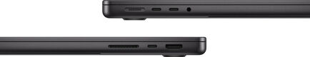 Apple MacBook Pro 14-inch 2025 [MDE14LL/A] (КЛАВ.РУС.ГРАВ.) Space Black 14.2